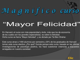 “Mayor Felicidad”