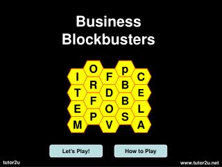 Business Blockbusters