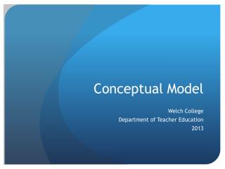 Conceptual Model