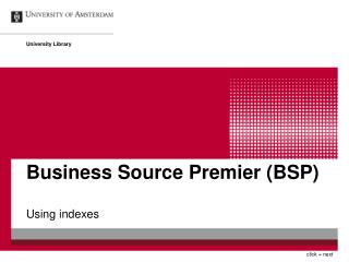 Business Source Premier (BSP)