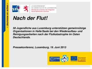 Pressekonferenz, Luxemburg, 19. Juni 2013