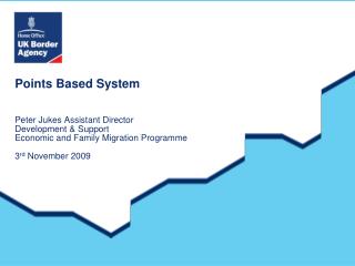 Points Based System Overview