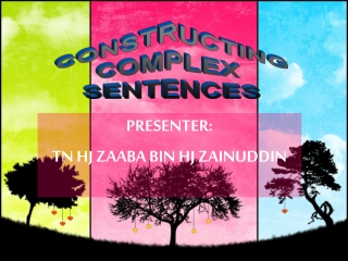 Techniques to Write Complex Sentences