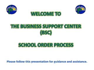 Please follow this presentation for guidance and assistance.