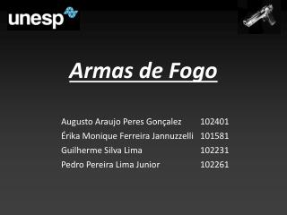 Armas de Fogo