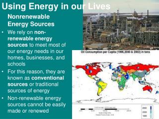 Using Energy in our Lives