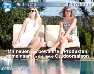 Mit neuen und bewährten Produkten gemeinsam in die neue Outdoorsaison