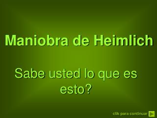 Maniobra de Heimlich