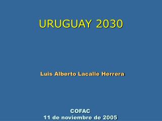 URUGUAY 2030