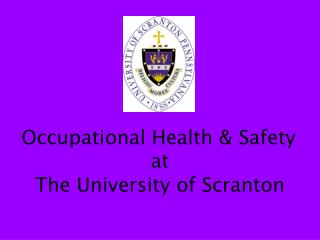 Occupational Health &amp; Safety