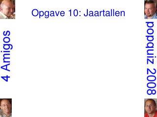 Opgave 10: Jaartallen