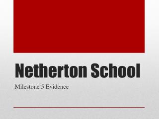 Netherton School