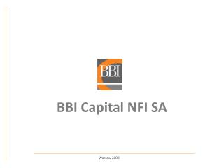 BBI Capital NFI SA