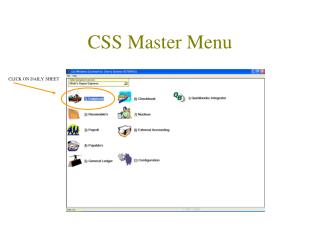 CSS Master Menu