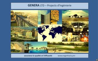 GENERA LTD – Projects d’ Ingénierie
