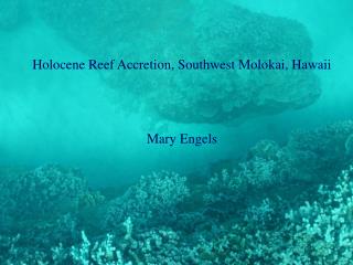 Holocene Reef Accretion, Southwest Molokai, Hawaii Mary Engels