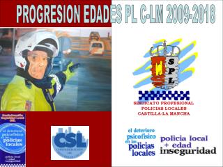 PROGRESION EDADES PL C-LM 2009-2018