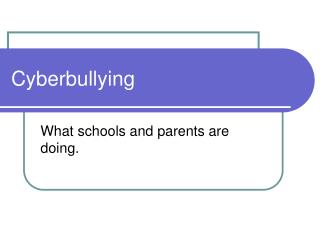 Cyberbullying