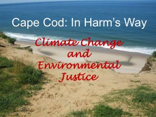 Cape Cod: In Harm’s Way