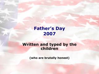 Father’s Day 2007