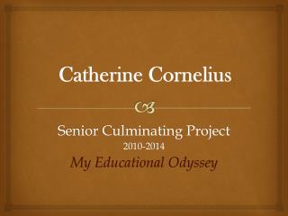 Catherine Cornelius