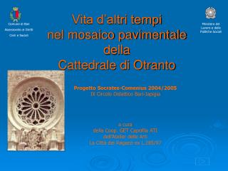 Progetto Socrates-Comenius 2004/2005 IX Circolo Didattico Bari-Japigia a cura