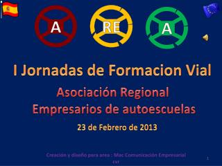 I Jornadas de Formacion Vial