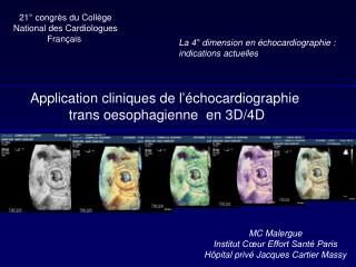 21° congrès du Collège National des Cardiologues Français