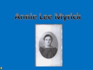 Annie Lee Myrick