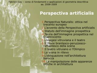 Perspectiva artificialis