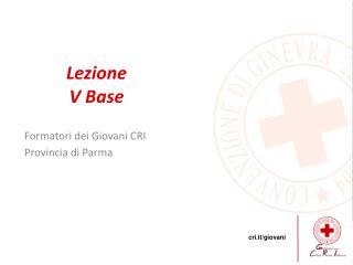 Lezione V Base