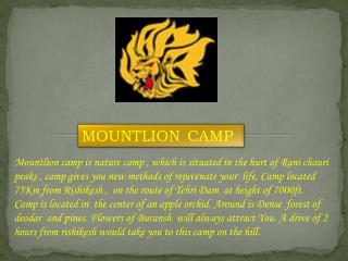 MOUNTLION CAMP