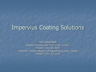 Impervius Coating Solutions