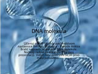 DNA molekula