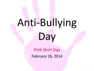 Anti-Bullying Day