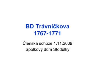 BD Trávníčkova 1767-1771