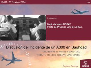 Discusión del Incidente de un A300 en Baghdad
