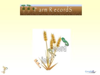 Farm RecordS