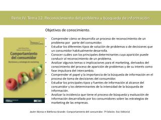 Parte IV. Tema 12. Reconocimiento del problema y búsqueda de información