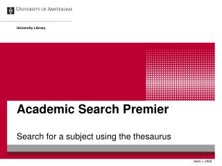 Academic Search Premier