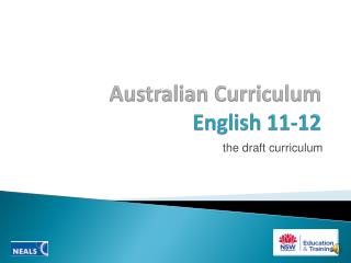 Australian Curriculum English 11-12