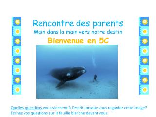 Rencontre des parents Main dans la main vers notre destin