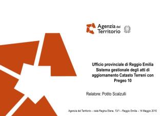 Ufficio provinciale di Reggio Emilia
