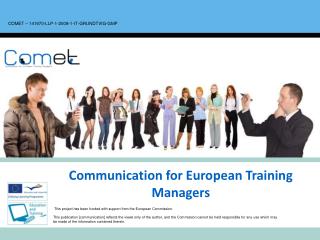Communication for European Training Managers