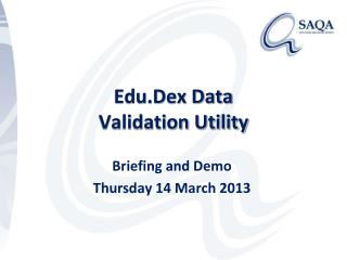 Edu.Dex Data Validation Utility