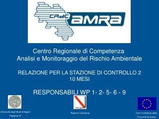 Centro Regionale di Competenza Analisi e Monitoraggio del Rischio Ambientale