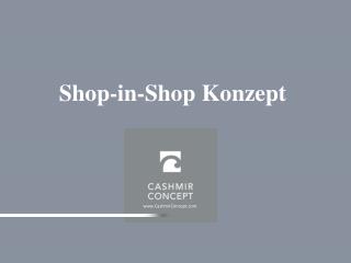 Shop-in-Shop Konzept