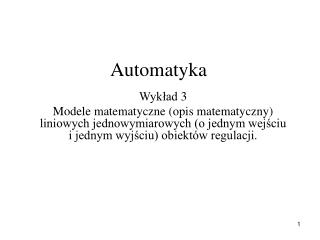 Automatyka