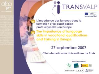 L’importance des langues dans la formation et la qualification professionnelles en Europe