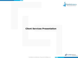 Client Services Presentation